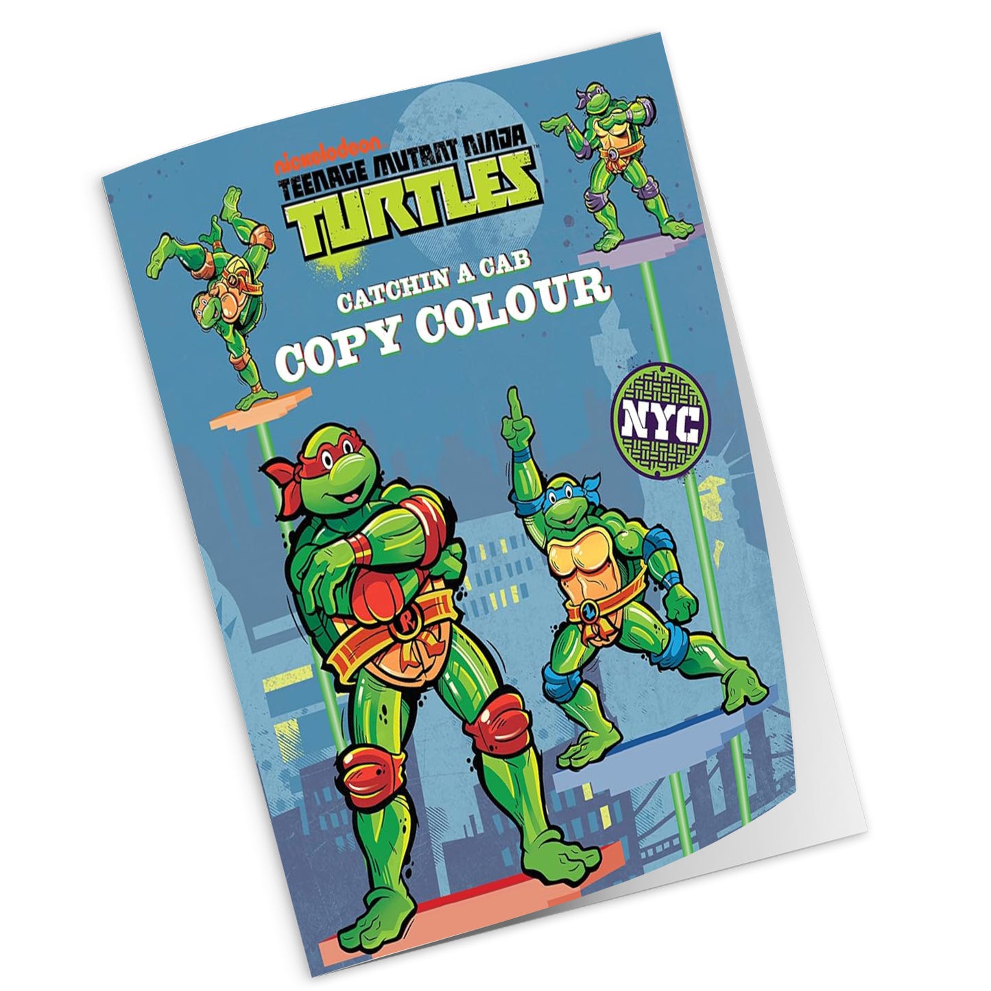 Teenage Mutant Ninja Turtles Pack of 3 Books | Story & Copy Colouring Books | For 4 to 6 Year Old