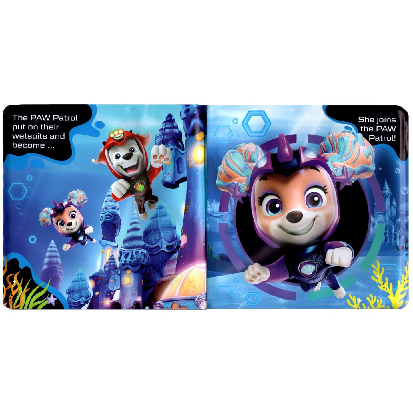 Paw Patrol Bath Book Aqua Pup Heroes