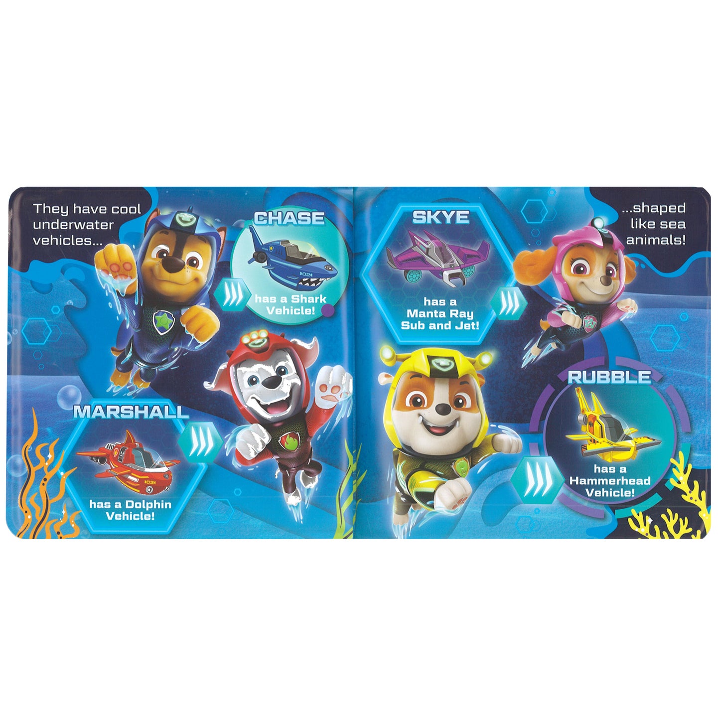 Paw Patrol Bath Book Aqua Pup Heroes