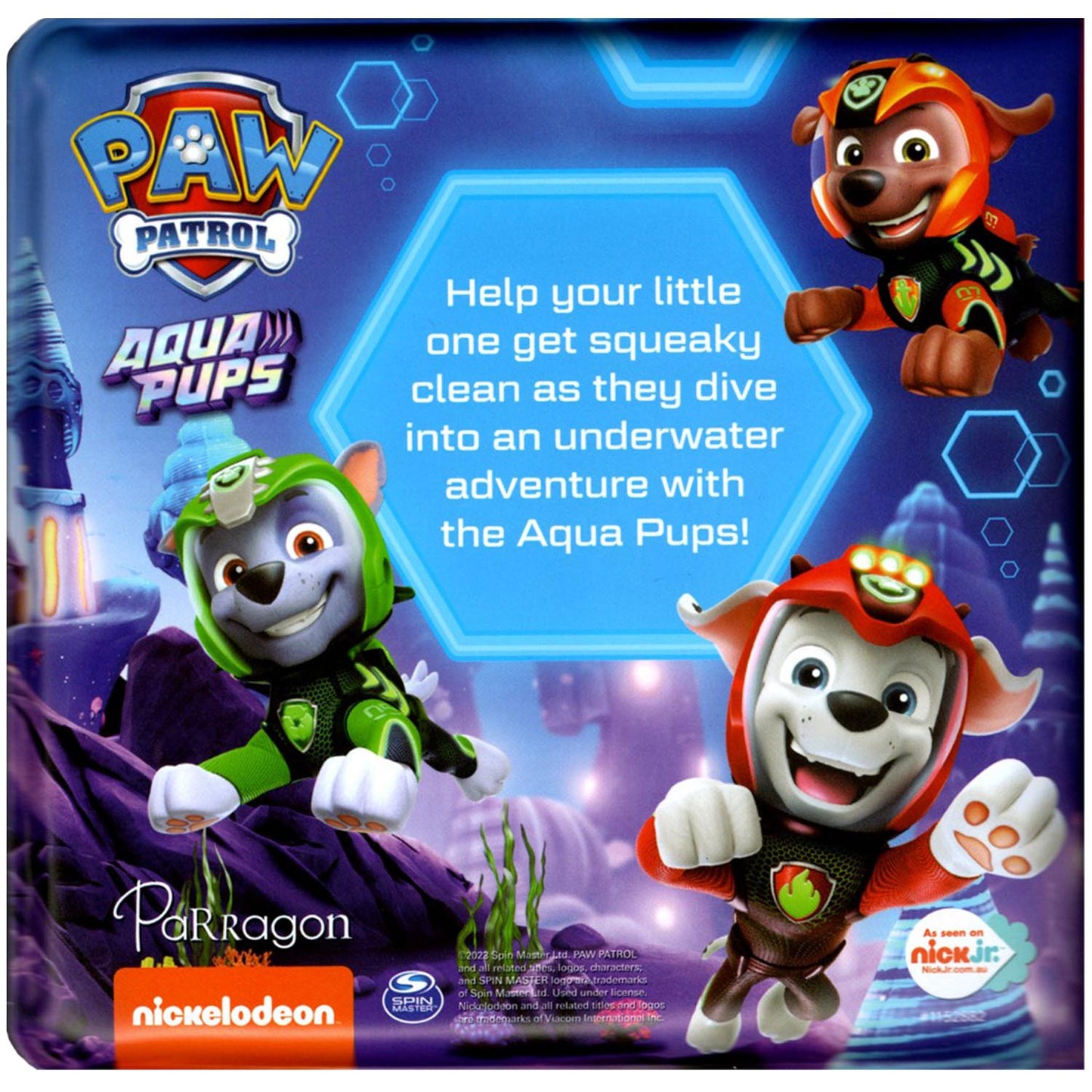 Paw Patrol Bath Book Aqua Pup Heroes
