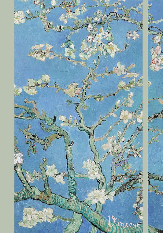 Vincent van Gogh Blossom Flexi-Bound Ruled Notebook | 176 Sheets Ruled White Paper