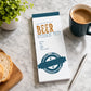 Beer O'Clock Magnetic Shopping List Pad | 74 Tear-Off Sheets with Fridge Magnets