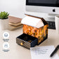 Memo Cube  Pom Poms Theme | Decorative Floral Desk Organiser
