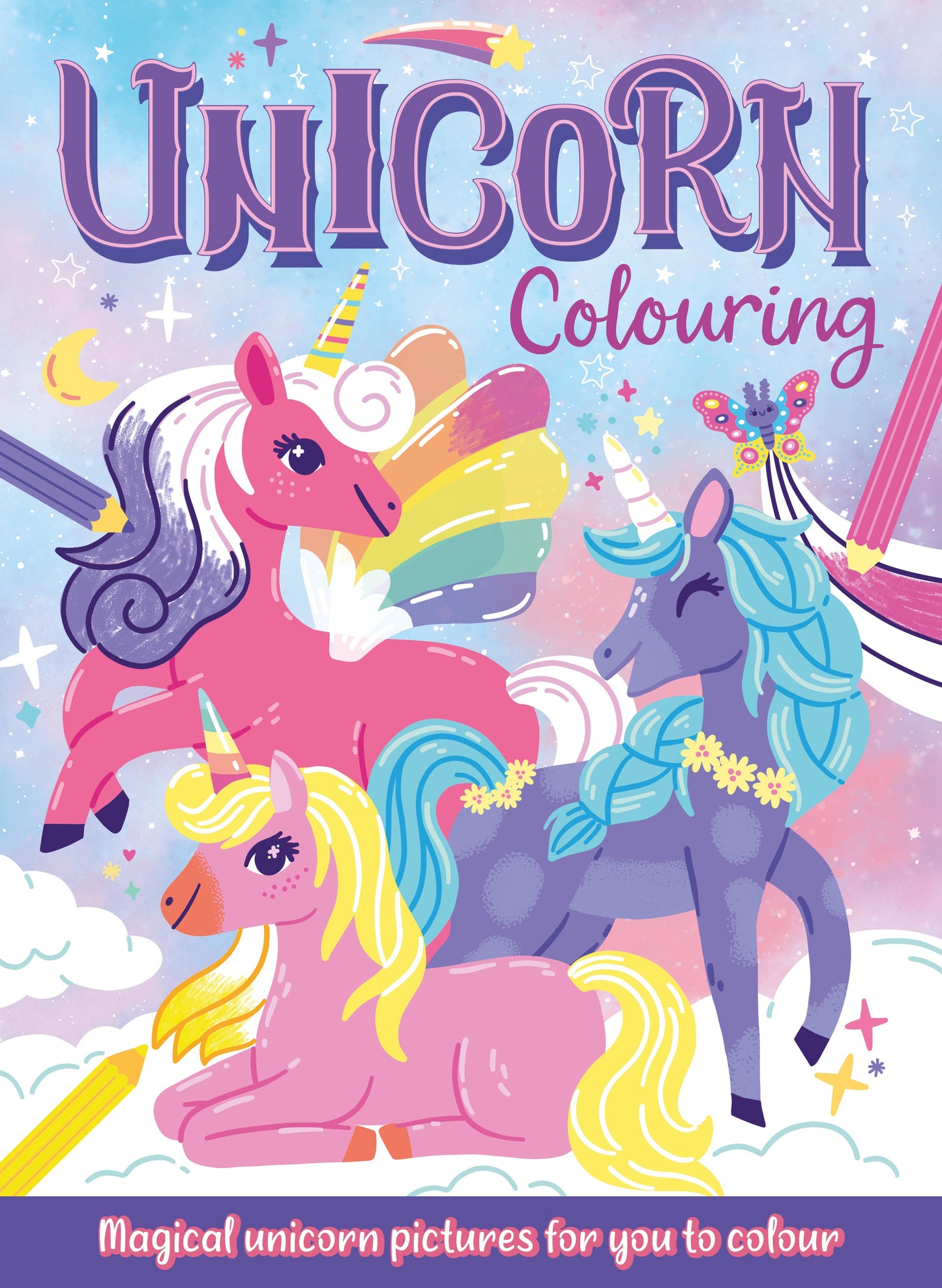 Unicorn Colouring Book – Enchanting & Creative Colouring Fun for Kids