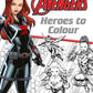 Marvel Avengers Platinum Collection Heroes to Colour [Paperback]