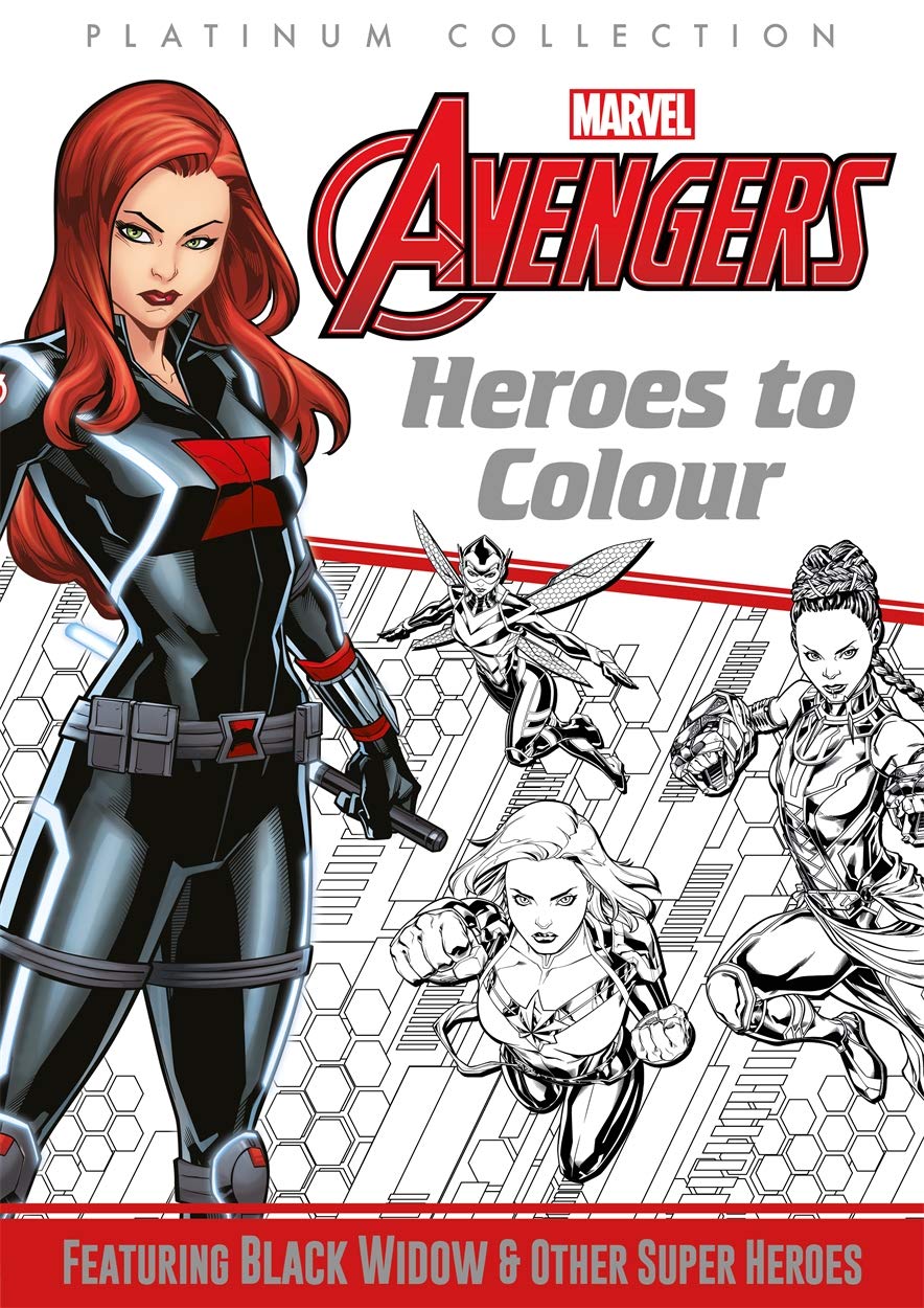 Marvel Avengers Platinum Collection Heroes to Colour [Paperback]