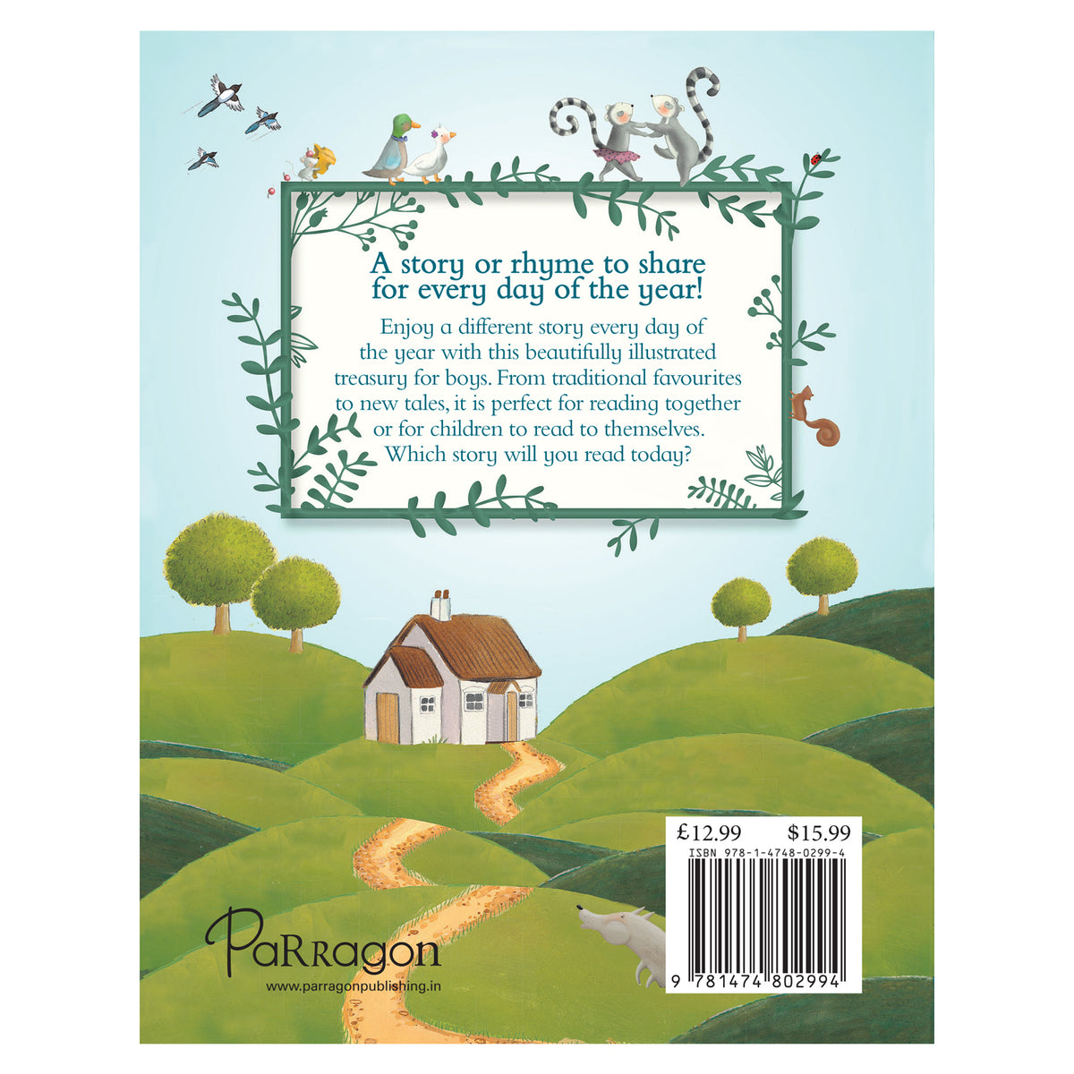 365 Stories & Rhymes for boys | Children's storyooks | Padded Storybooks | stories for children