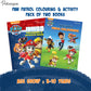 PAW Patrol Colouring & Activity Pack of 2 Book Set [Paperback] Parragon