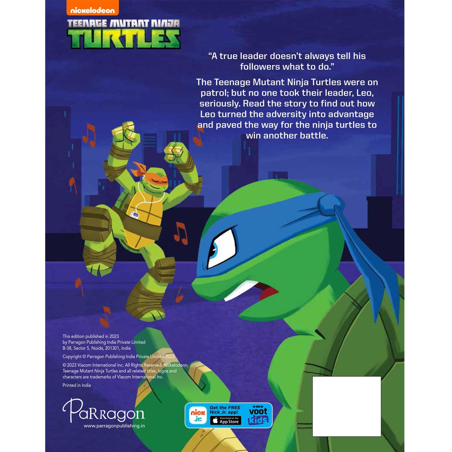 Teenage Mutant Ninja Turtles Follow the Ninja | Movie Storybook | TMNT | Nickelodeon Books | Children's Books Parragon