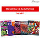 Marvel Story & Activity Pack of 5 Superheroes - Black Panther | Hulk | Iron Man | Okoye [Paperback] Parragon