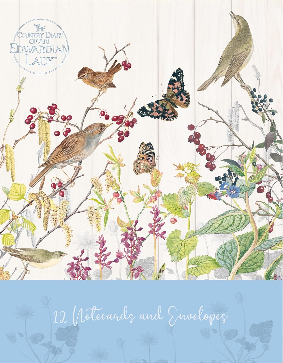 The Country Diary of an Edwardian Lady – Catkin Grove | 20 Premium Blank Greetingcards with Envelopes
