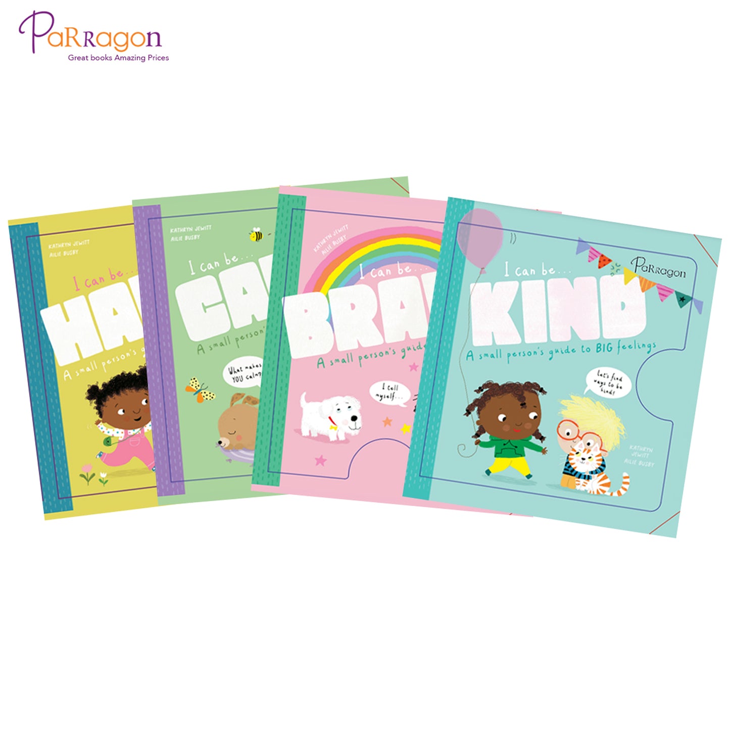 Children's Feelings Series (Set of 4 Books) [Board book]