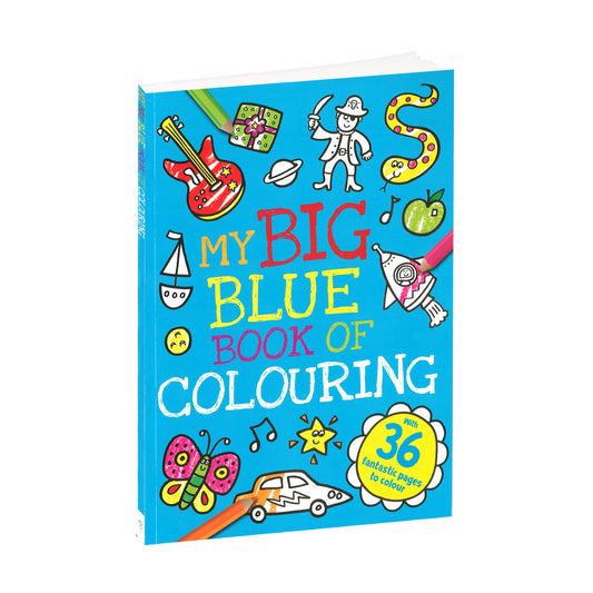 My Big Blue Book of Colouring | Colouring Book | Colouring Book for Kids | Creative Activities | Fine Motor Skills | Preschool Learning | Drawing Fun
