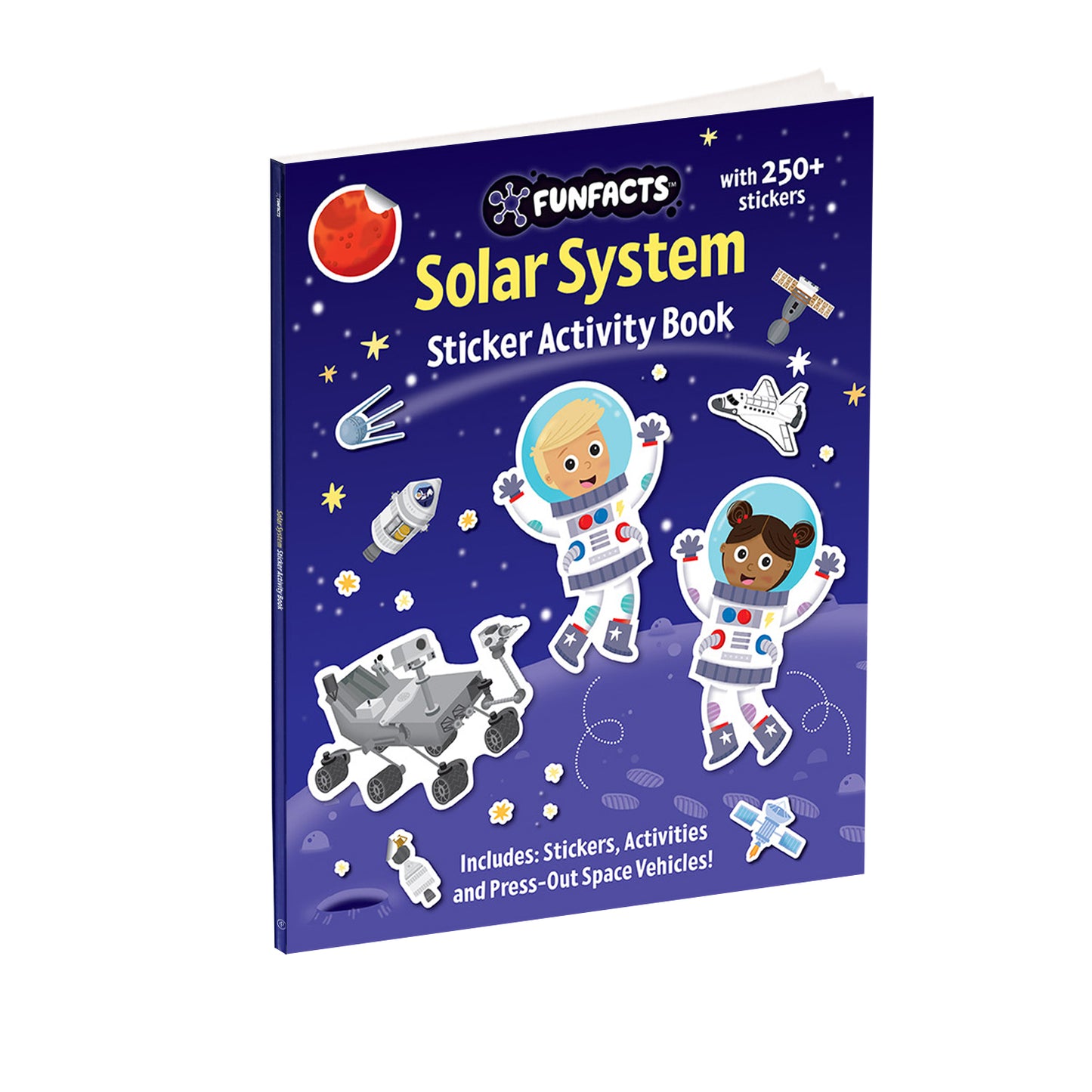 FunFacts - Sticker Activity Book - Solar System | Sticker Activity Book | Educational Activity Book | Interactive Learning | Preschool Activity Book | Ages 4–8