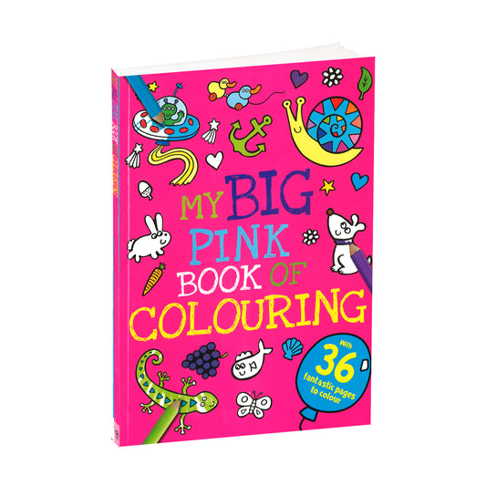 My Big Pink Book of Colouring| My Big Blue Book of Colouring | Colouring Book | Colouring Book for Kids | Creative Activities | Fine Motor Skills | Preschool Learning | Drawing Fun