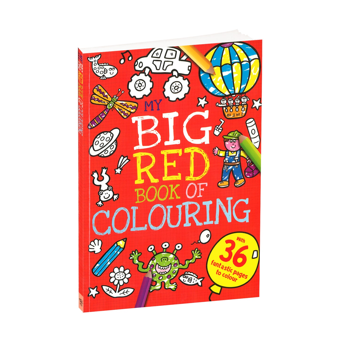 My Big Red Book of Colouring| My Big Blue Book of Colouring | Colouring Book | Colouring Book for Kids | Creative Activities | Fine Motor Skills | Preschool Learning | Drawing Fun