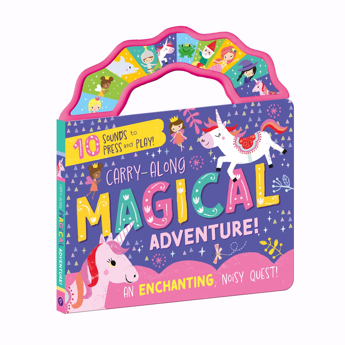 Carry Along 10 Button Sound Book: Magical Adventure | | Interactive Sound Book for Kids| Early Learning | Travel-Friendly | Press & Play Carry-Along