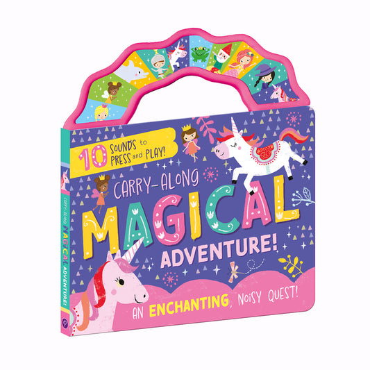 Carry Along 10 Button Sound Book: Magical Adventure | | Interactive Sound Book for Kids| Early Learning | Travel-Friendly | Press & Play Carry-Along