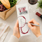 Wine Magnetic Shopping List Pad | 74 Tear-Off Sheets with Fridge Magnets