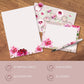 Passion Writing Set | 32 A5 Letter Sheets, 16 Envelopes, Pen & Stickers