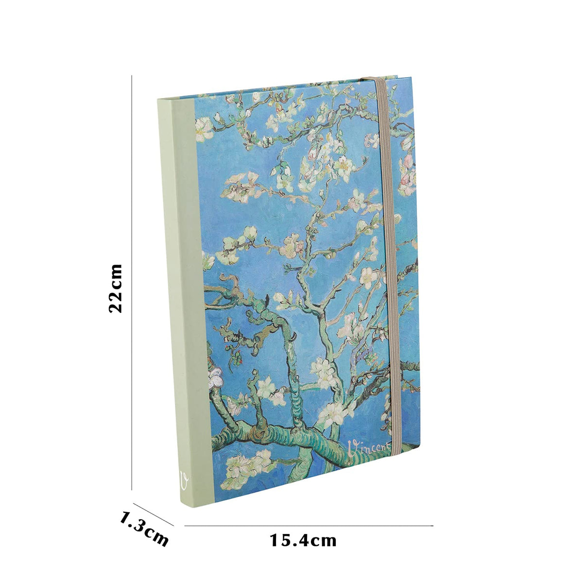 Vincent van Gogh Blossom Flexi-Bound Ruled Notebook | 176 Sheets Ruled White Paper