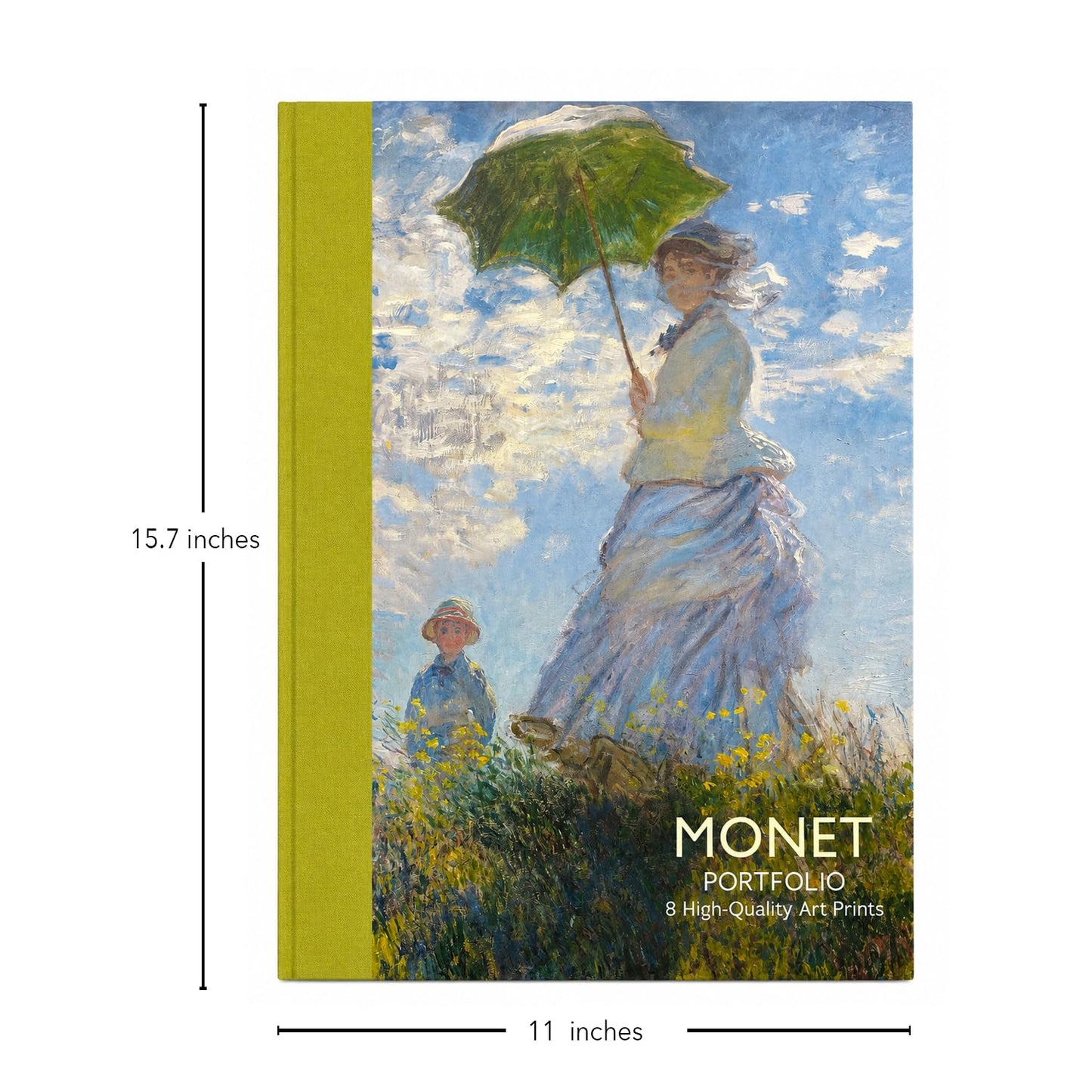 Monet Art Portfolio | 8 High-Quality Art Prints | Claude Monet Masterpieces | Gift for Art Lovers