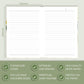 Wild Leaf A5 Flexi-Bound Ruled Notebook | Botanical Plant Artist Print