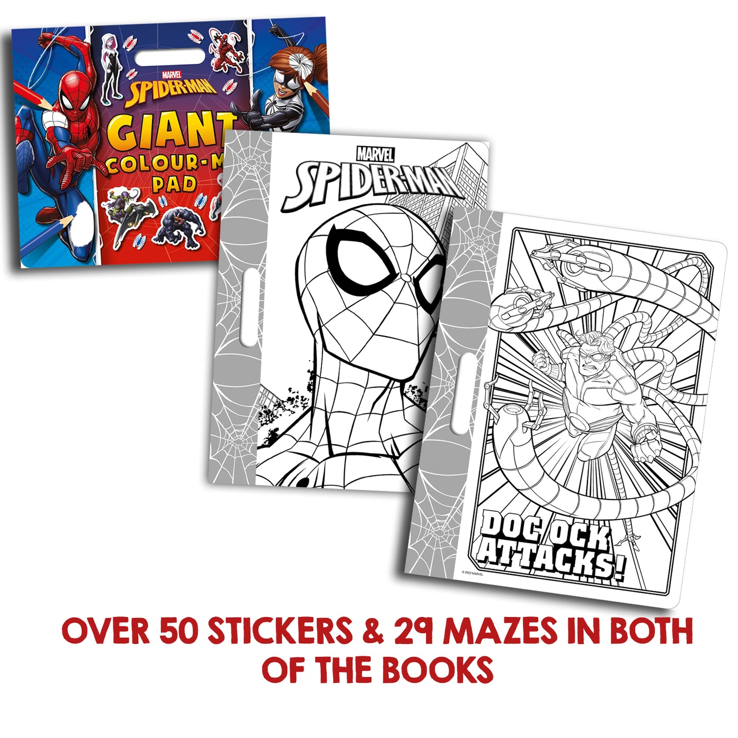 Marvel Spider-Man Activity| Colouring Set of 2 Book