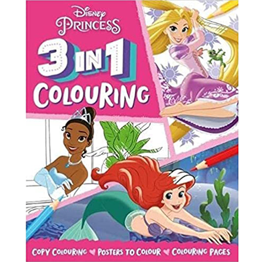 Disney Princess: 3-in-1 Colouring Walt Disney