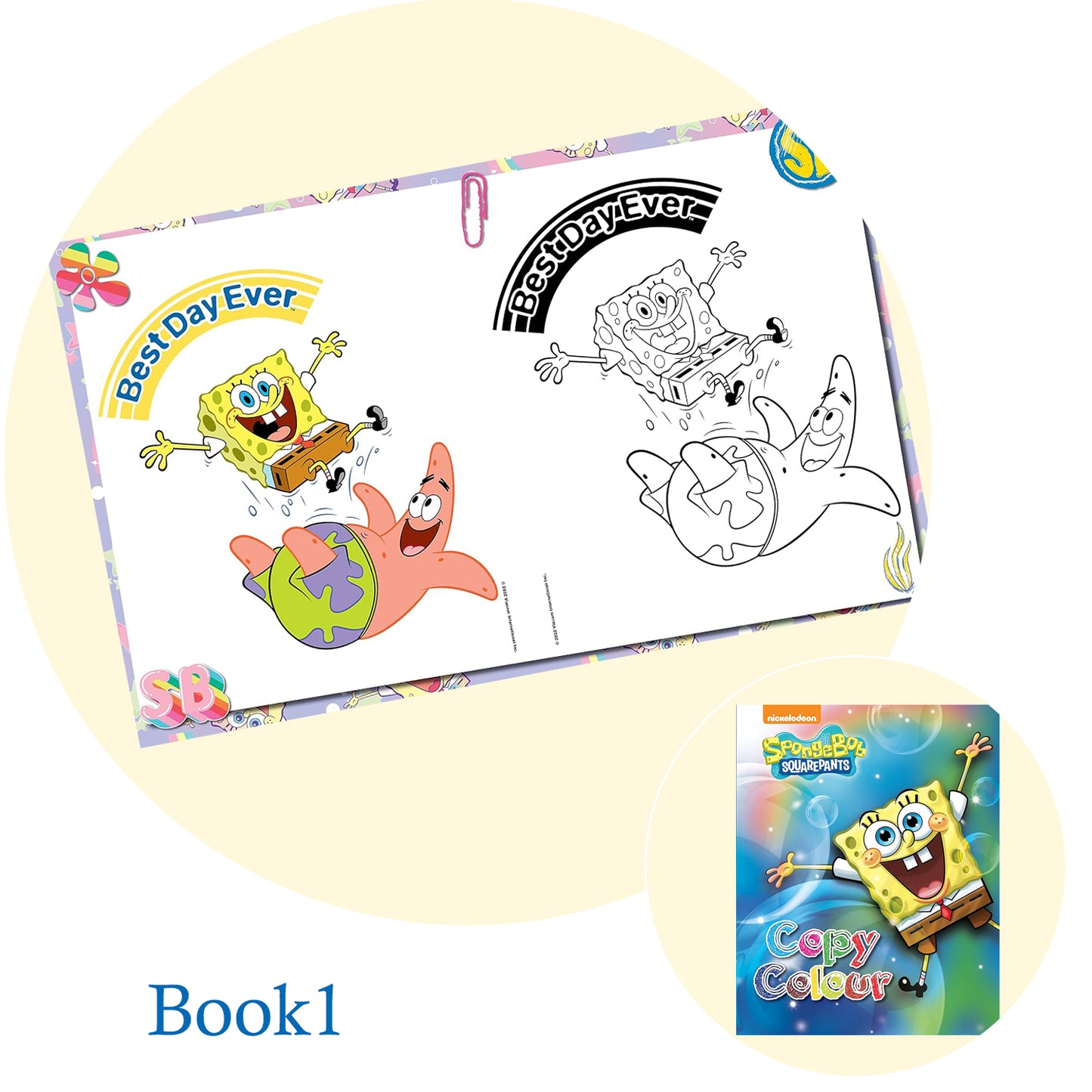 Nickelodeon Copy Colour Mix Pack of 4 Colouring book [Paperback] Parragon
