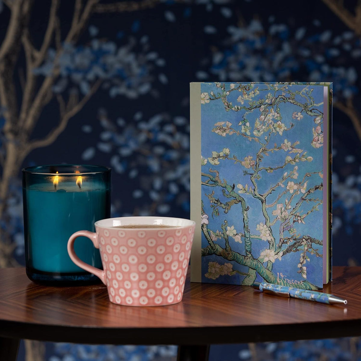 Vincent van Gogh Blossom Flexi-Bound Ruled Notebook | 176 Sheets Ruled White Paper