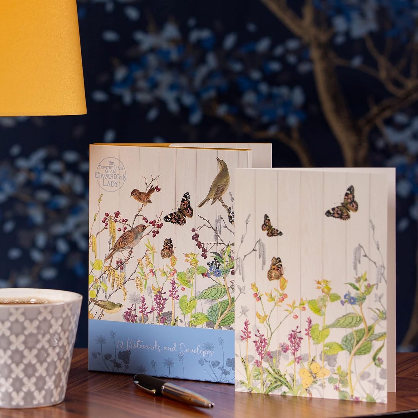 The Country Diary of an Edwardian Lady – Catkin Grove | 20 Premium Blank Greetingcards with Envelopes