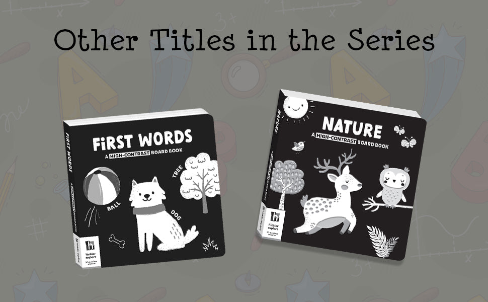 Numbers A High-Contrast Board Book | Black and White Board Book | For Toddlers