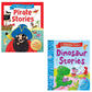 5 minute Pirate and dinosaur tales ( Set of 2 Book )