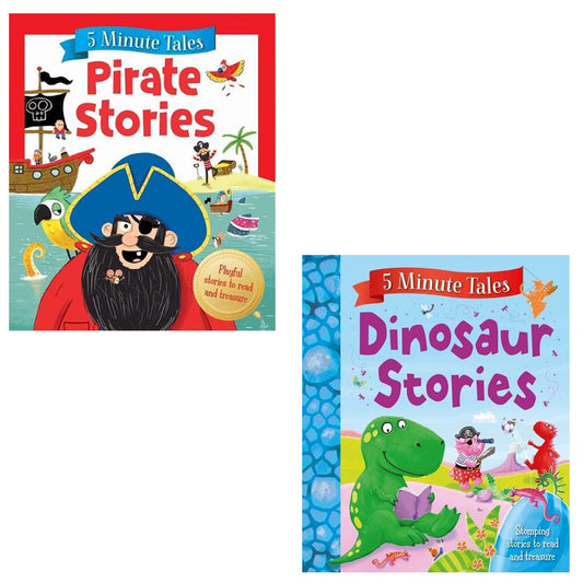 5 minute Pirate and dinosaur tales ( Set of 2 Book )