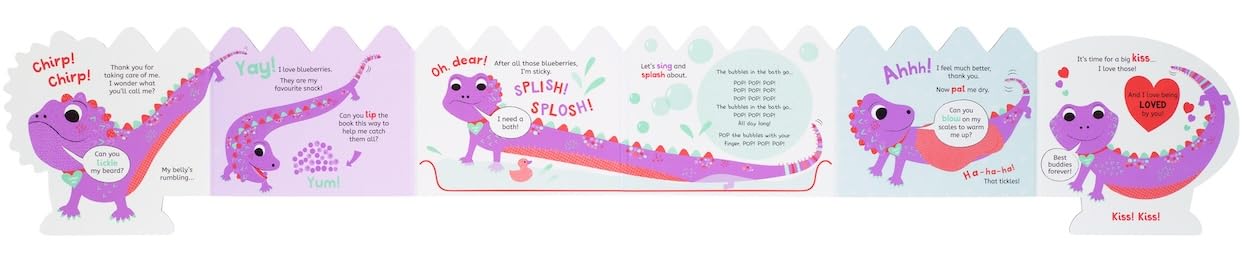 My Pawsome Pets: Lovable Lizard Interactive Pet Book | Toddler Board Book | Animal Activity Book | Fold-out Book for Kids | Pet-themed Learning Book | Preschool Pet Book | Fun with Animals | Early Learning Pet Book