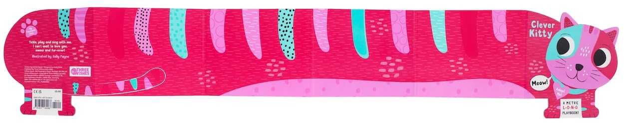 My Pawsome Pets: Clever Kitty Interactive Pet Book | Toddler Board Book | Animal Activity Book | Fold-out Book for Kids | Pet-themed Learning Book | Preschool Pet Book | Fun with Animals | Early Learning Pet Book