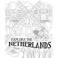 Parragon Travel Posters Colouring Book set for Kids, Colour your famous places
