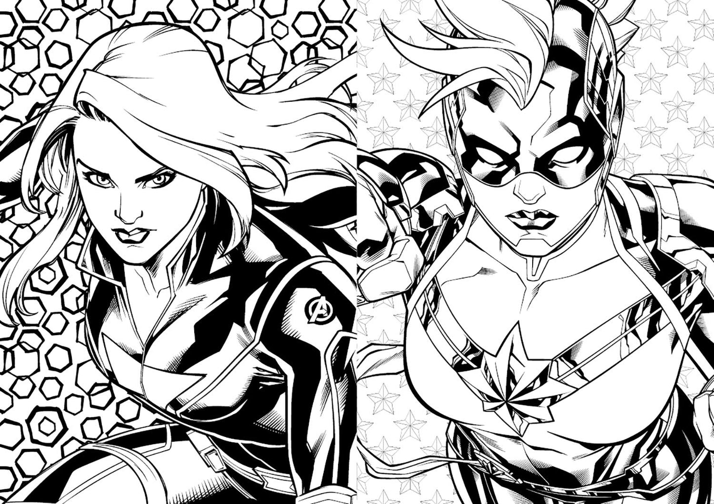 Marvel Avengers Platinum Collection Heroes to Colour