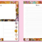 The Country Diary of an Edwardian Lady – Catkin Grove Sticky Notes Folder | Organiser with 7 Sticky Note Pads & Tear-Off List Pad
