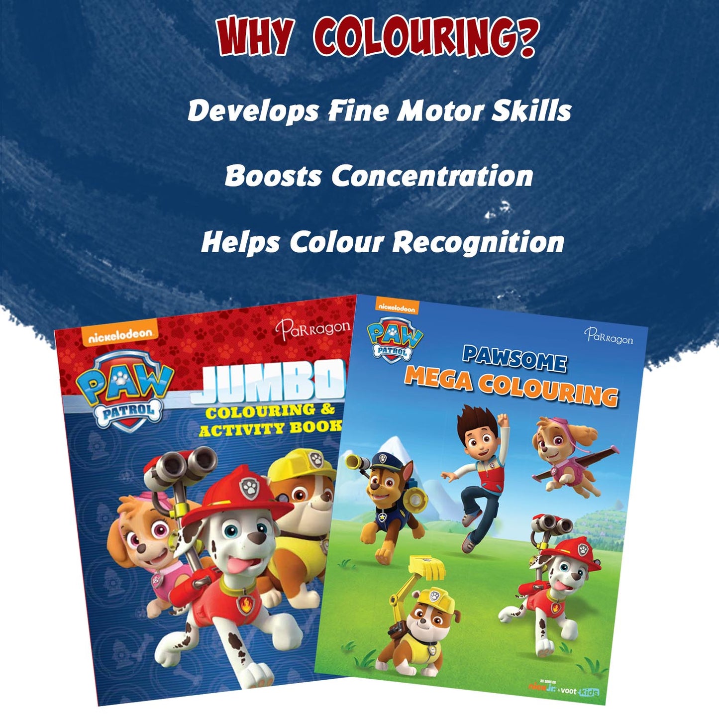 PAW Patrol Colouring & Activity Pack of 2 Book Set [Paperback] Parragon