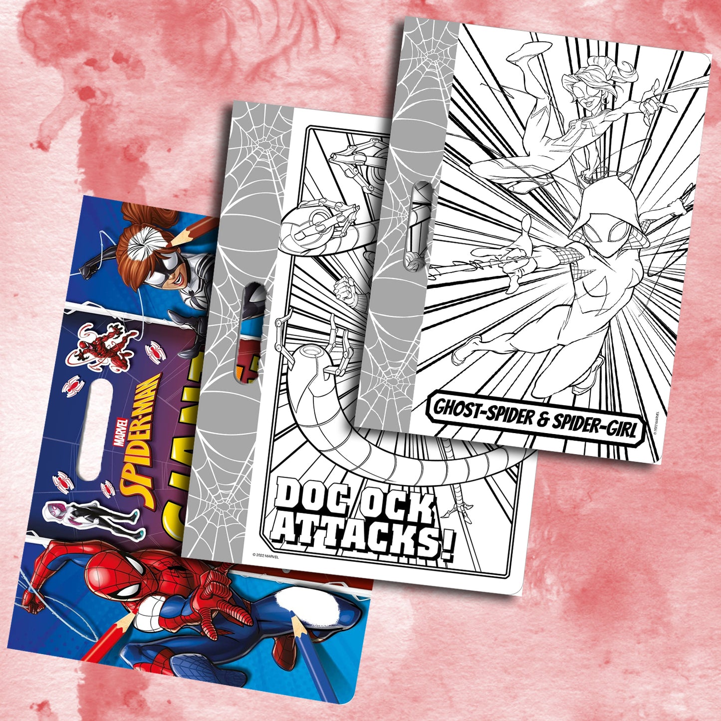 Marvel Spider Man - Fun Pack of 5 Activity Book| 3 in 1 Colouring| Sticker Play [Paperback] Parragon