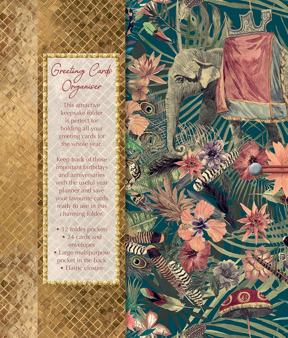 Greeting Cards Organiser  Abundance Theme
