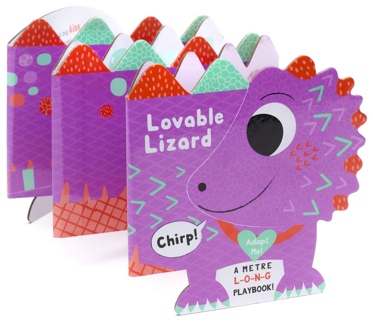 My Pawsome Pets: Lovable Lizard Interactive Pet Book | Toddler Board Book | Animal Activity Book | Fold-out Book for Kids | Pet-themed Learning Book | Preschool Pet Book | Fun with Animals | Early Learning Pet Book