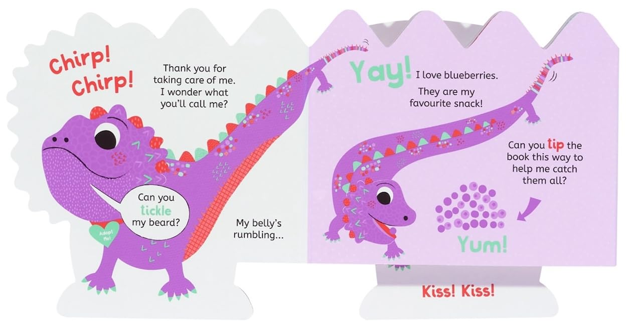 My Pawsome Pets: Lovable Lizard Interactive Pet Book | Toddler Board Book | Animal Activity Book | Fold-out Book for Kids | Pet-themed Learning Book | Preschool Pet Book | Fun with Animals | Early Learning Pet Book