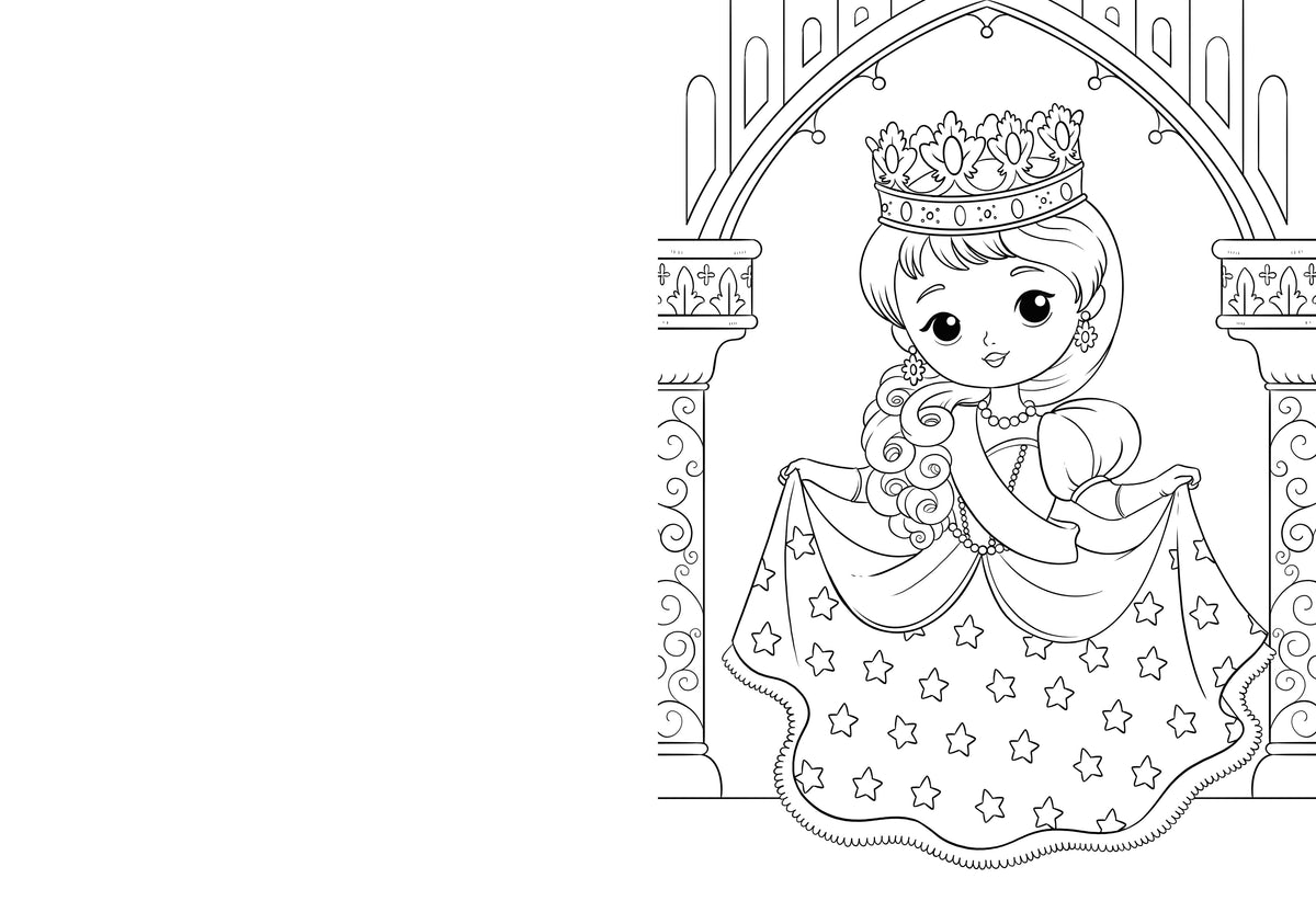 Princess Colouring Book