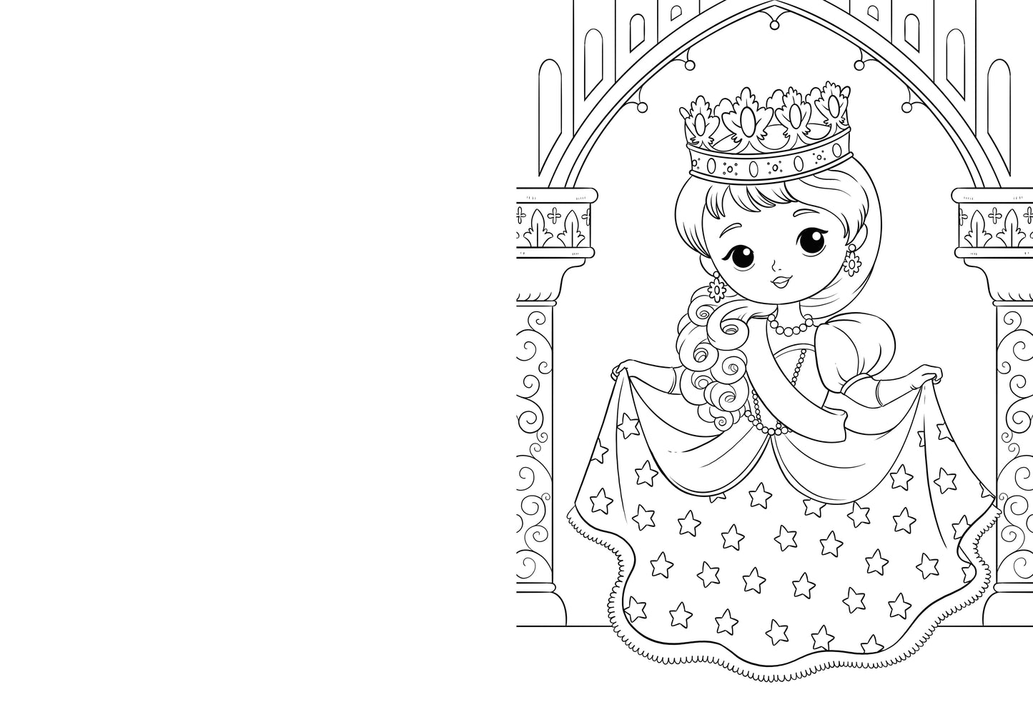 Princess Colouring Book