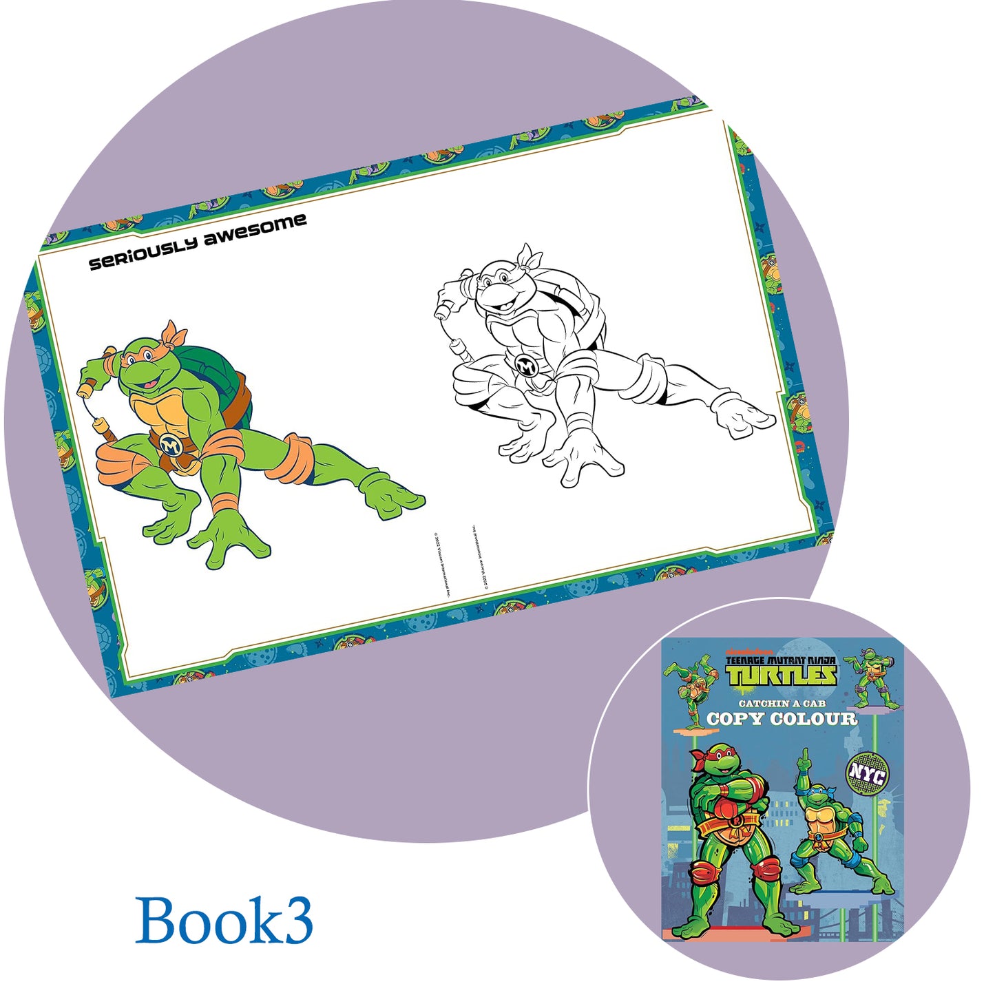 Nickelodeon Copy Colour Mix Pack of 4 Colouring book [Paperback] Parragon
