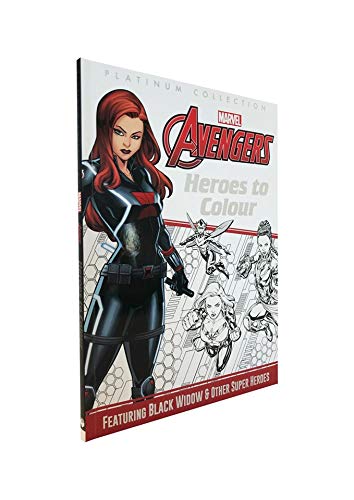 Marvel Avengers Platinum Collection Heroes to Colour [Paperback]