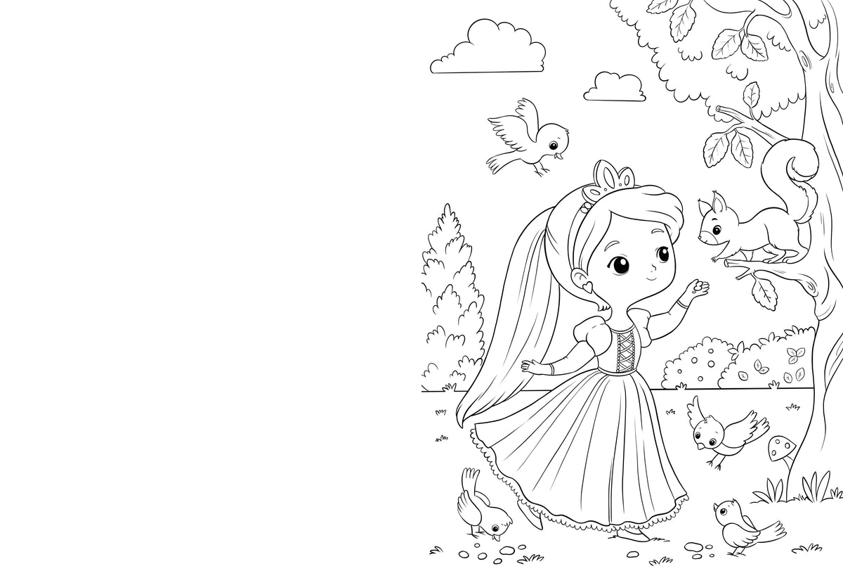 Princess Colouring Book